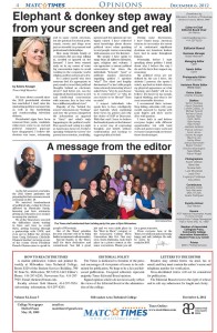 A message from the editor