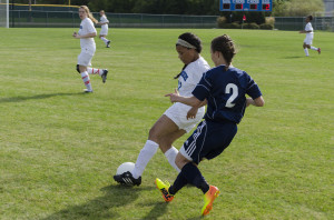 Women’s team storms the soccer field