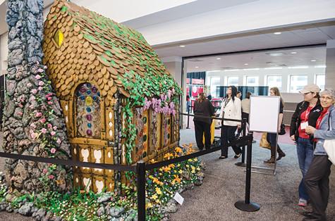 Life-sized gingerbread house that Hansel and Gretel would devour