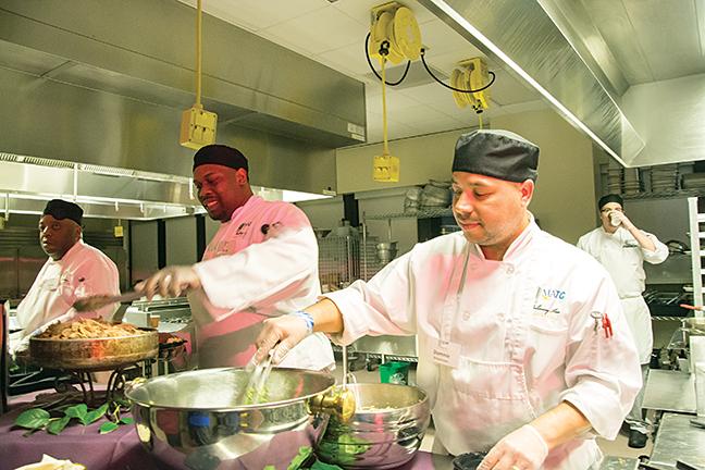 Culinary Arts students prepared amazing dishes for the patrons who attended the eighth annual Five Star Food and Wine Evening on April 3 at the downtown Milwaukee Campus.