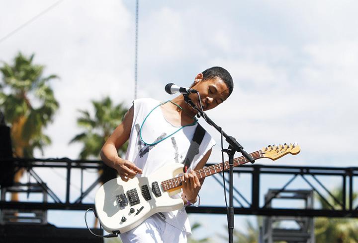 Bots performs on the first day of the Coachella Valley Music and Arts Festival in Indio, Calif., on Friday, April 11, 2014.