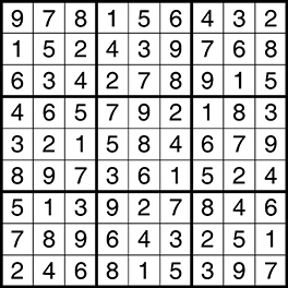 sudoku answer