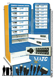 Here is the conceptual design of the charging station from Kwikboost. 