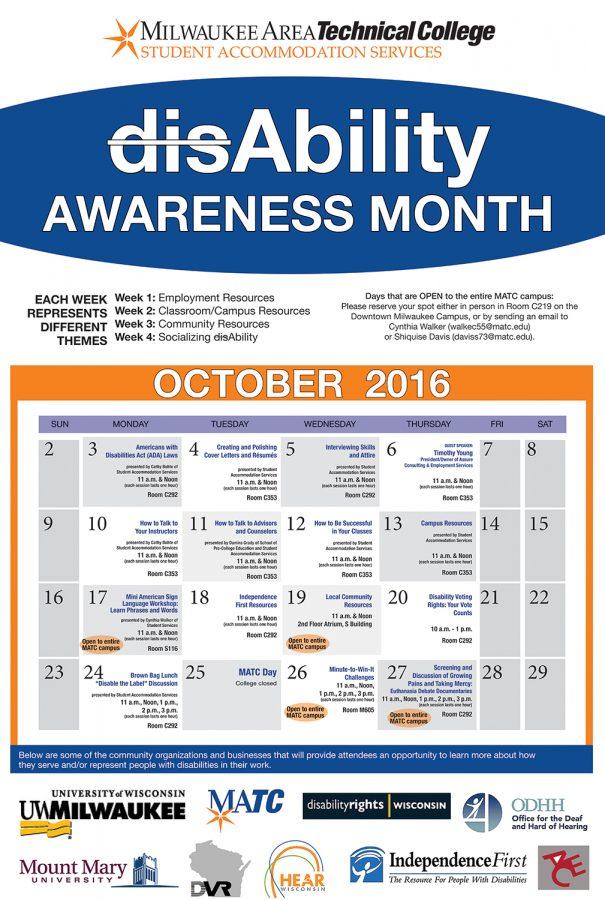 Disability awareness takes over October
