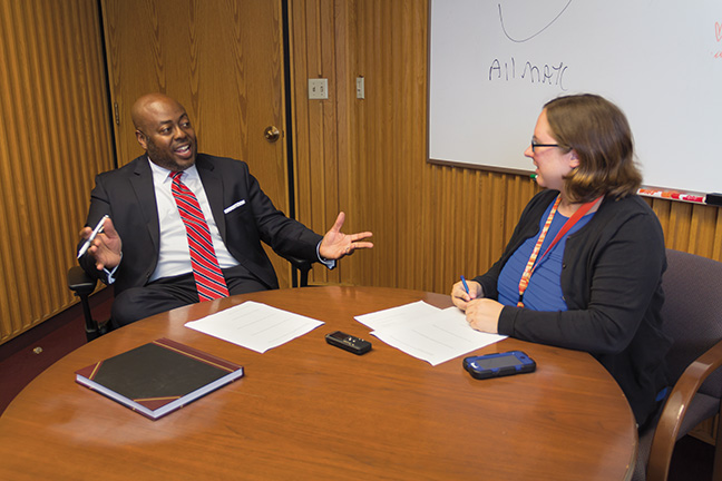 Johnny Craig, new vice president of student services and enrollment management discusses his ideas for MATC with Times senior editor, Kirsten Schmitt.