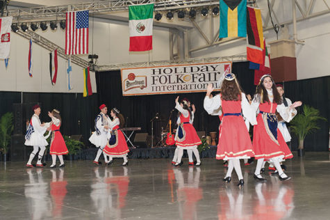 Greek dancers bring the community together to celebrate for different events throughout the year.