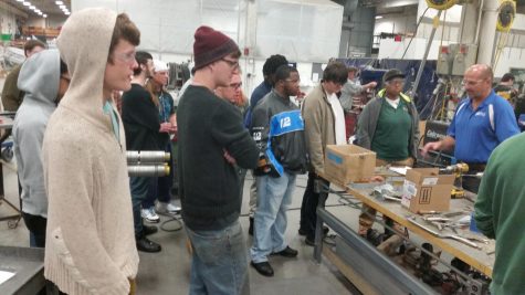 Welding Club visits Poblocki Sign Company