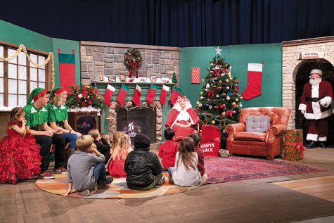 Elves and children were waiting eagerly with Mrs. Claus to welcome Santa to the annual Milwaukee PBS’ “Letters to Santa” show. 