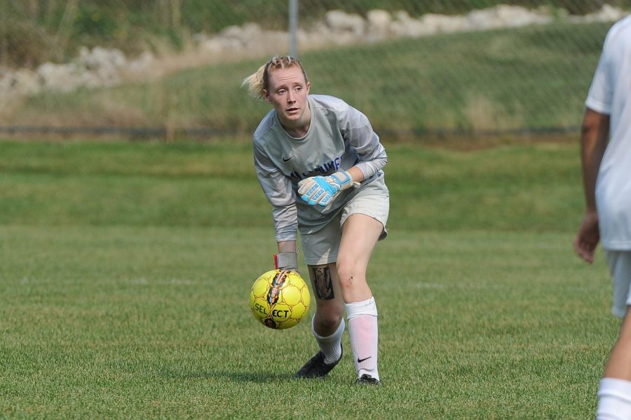 Stormers goalie Kelsi Casey makes school history by being the first female to earn a spot on the men's soccer team.