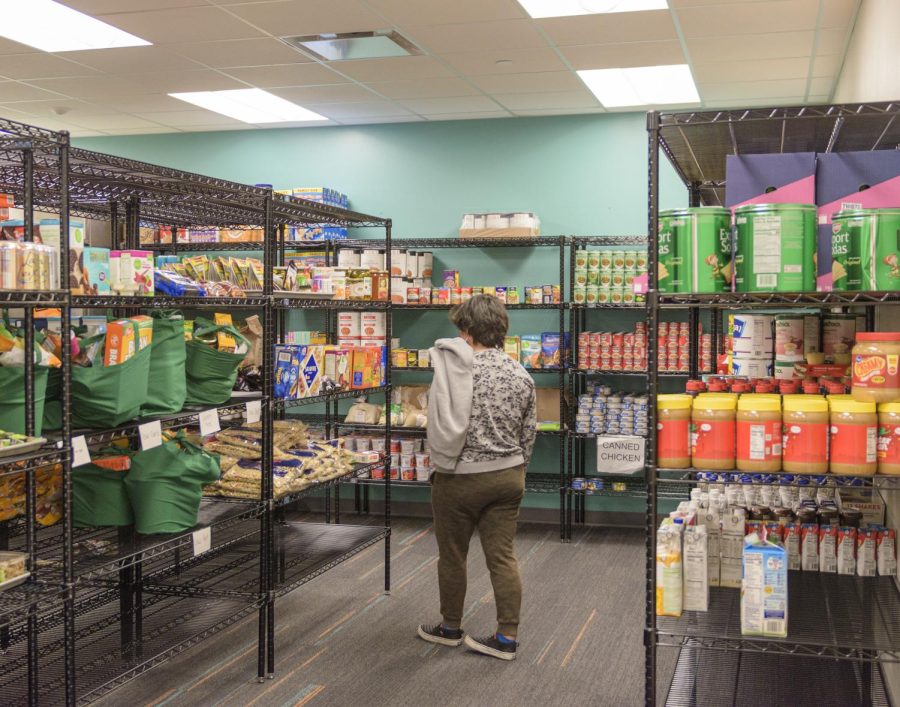 The food pantry, located inside the Student Resource Center, (S215), is open on Tuesdays 10 a.m. - 4 p.m. and Wednesday/Thursdays from 10a.m. - 6 p.m.