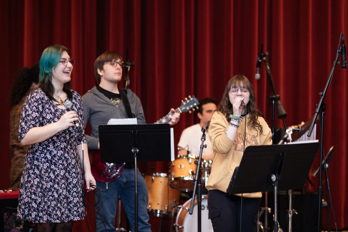 MATC students rehearse for their performance on Friday, March 1st, in the C Building Auditorium at 12:30 p.m.