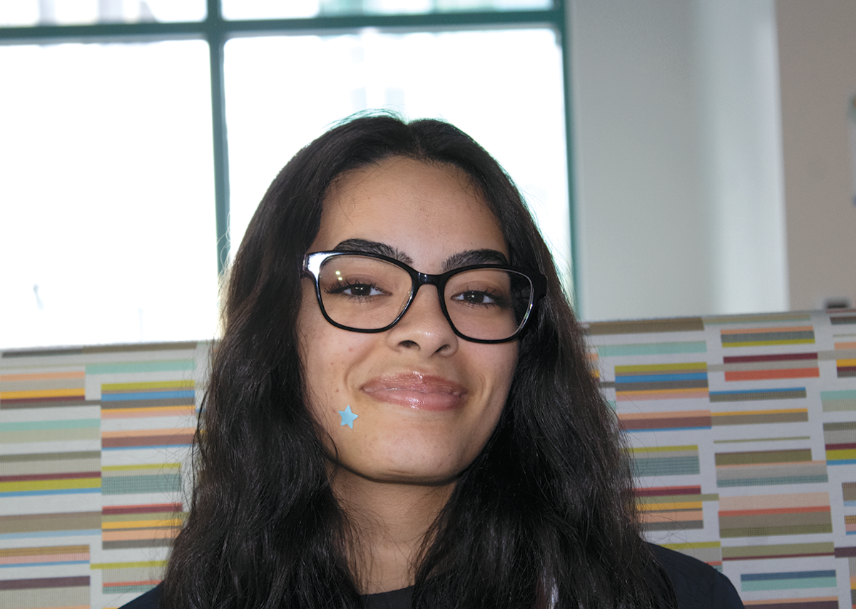 Nialys Suarez, (M-Cubed College Connections Program*): I love that I’m hard-working; that’s only come about recently. This program (M-Cubed) helped me become more hard-working and more driven with my studies and what I want to do, and I love that I’m kind and helpful.
*M-Cubed College Connections Program is a dual-enrollment program consisting of Milwaukee Public Schools, MATC and UW-Milwaukee that lets MPS students complete their requirements for high school graduation while earning college credits from MATC and UWM at no expense to the student.

