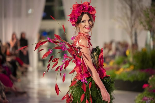 A celebration of spring at the Art in Bloom Fashion Show at the Milwaukee Art Museum.