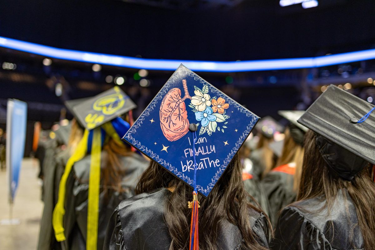 Some students shared messages on their caps at MATCs Spring Commencement ceremony.