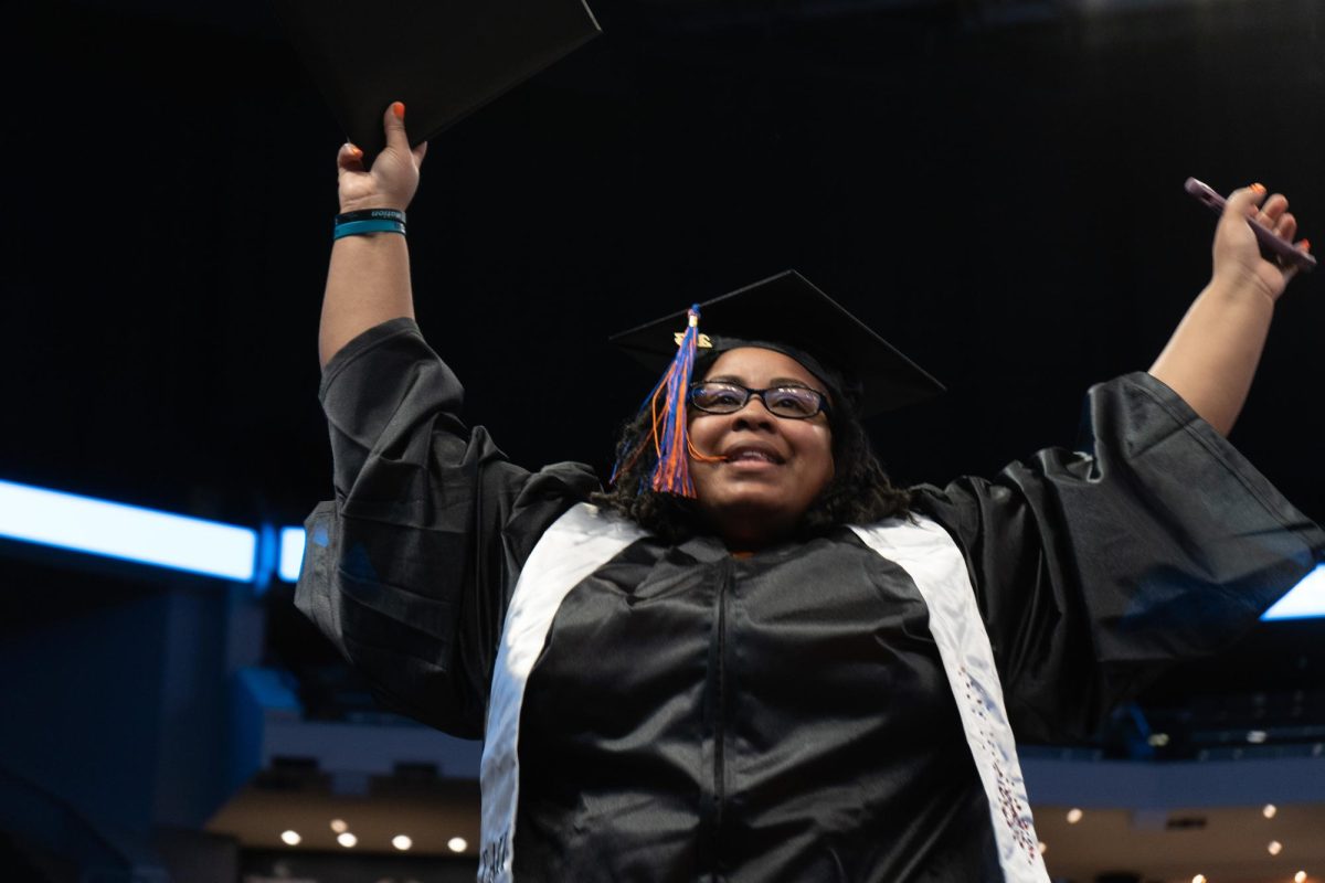A happy MATC graduate at the 2023 Winter Commencement Ceremony.