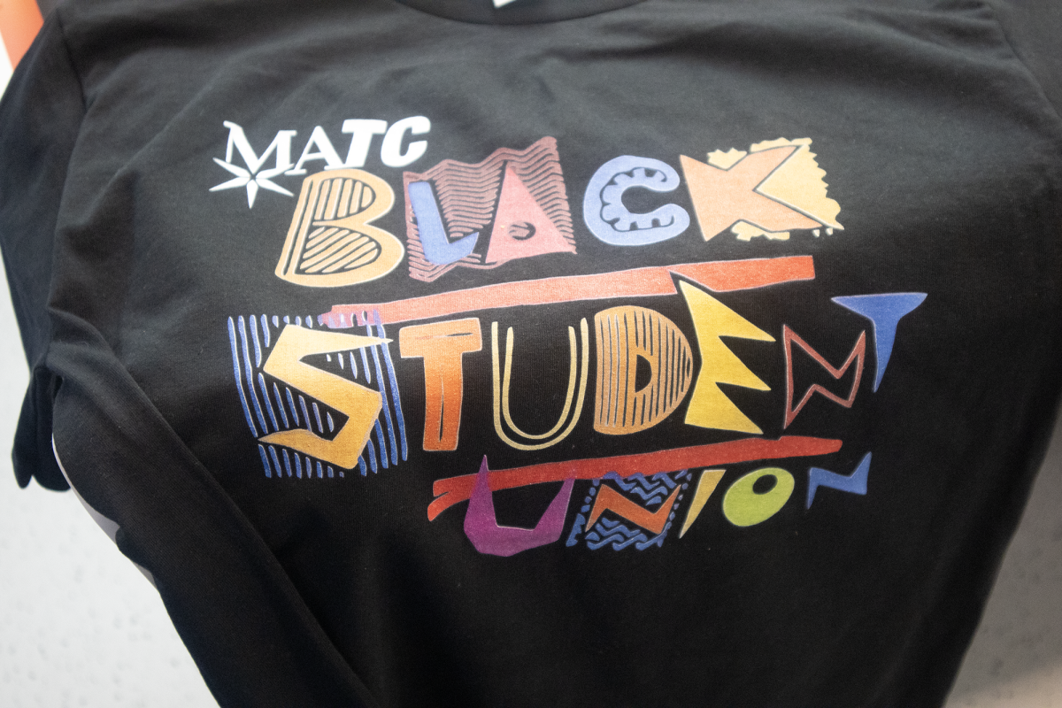 The Black Student Union (BSU) will be selling merch tonight at it's semester "Kickback" event, like this t-shirt. 