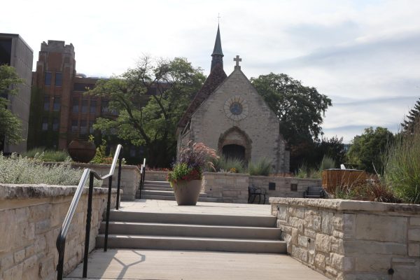 The St. Joan of Arc Chapel is centrally located on Marquette University’s campus. 