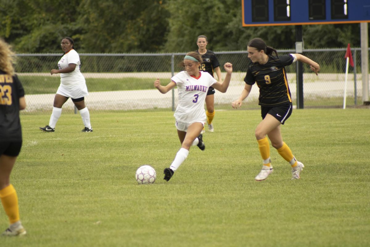 Game against Black Hawk College on Aug. 28