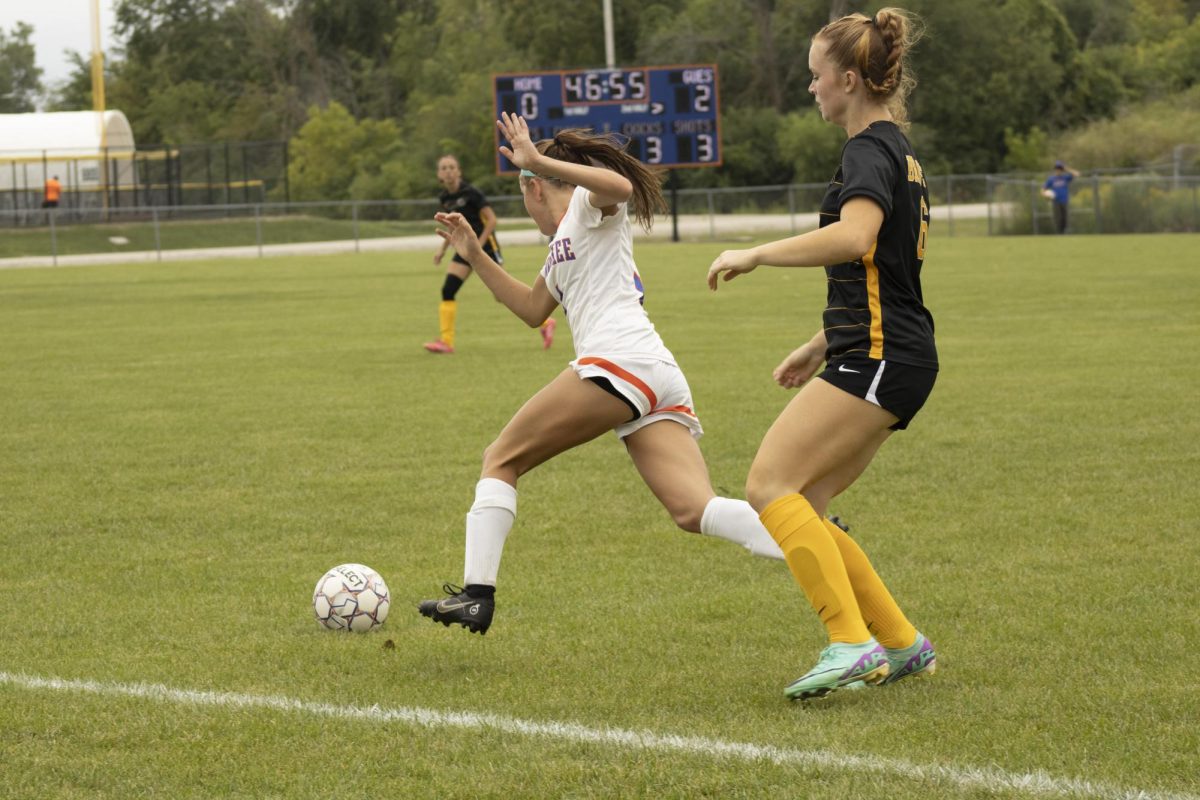 Game against Black Hawk College on Aug. 28