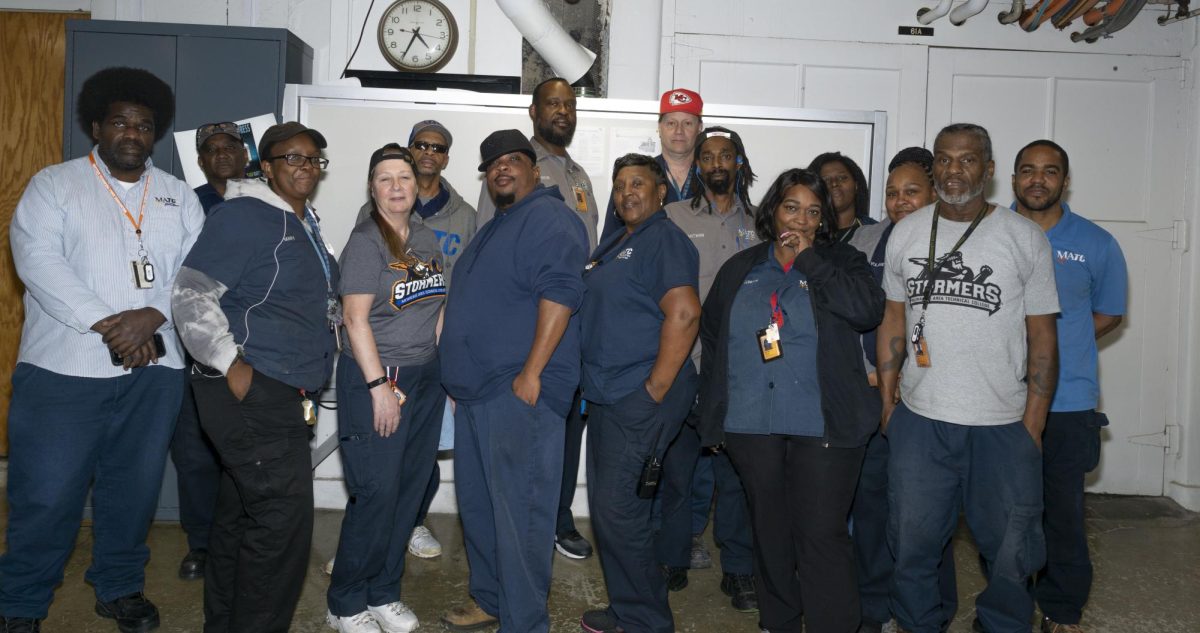 Downtown Campus 2nd shift Facilities staff members; Ed Winters (Supervisor), Ray Hemphil, Mary Boyce, Dawn Sanders, Fred Harris, Demetryus McHenry, Frank Grant, Thamas Stevens, Donna Rankins, Antwan (Snoop) Clark, Loretta Monette, Tiffany Goggin, Yolanda Pollard, Steve Brooks, and Flamin Abdullah. 