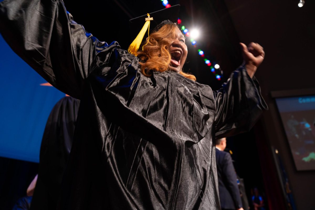 Excitement abounds for students receiving their diplomas at MATC's GED/HSED ceremony on December 17.