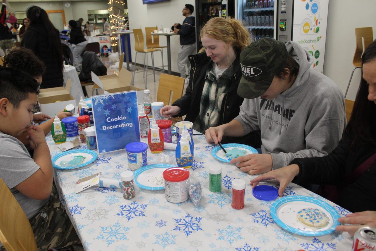 Cookie decorating was one of the activities at the Snowman Spectacular event at MATC's Oak Creek campus.