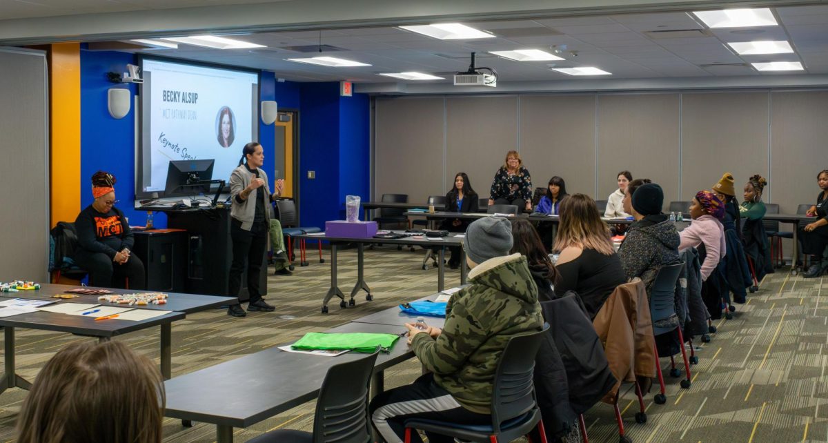 A welding instructor shares her experience and journey as a woman in the trades during the Manufacturing, Construction & Transportation (MCT) Pathway’s Labor Ladies welcoming on January 15, 2025. 