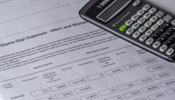 Operating (Game Day) Expenses- Men’s and Women’s Teams, page 11 of the Equity in Athletics Disclosure Act. Photo Illustration by Cierra Pleshette Wilson