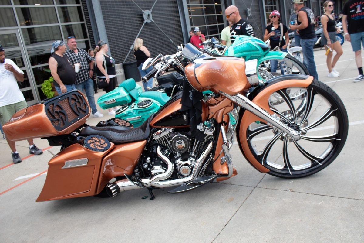 All types of Harleys are seen during the Harley-Davidson Homecoming Festival, July 10-13, 2025.