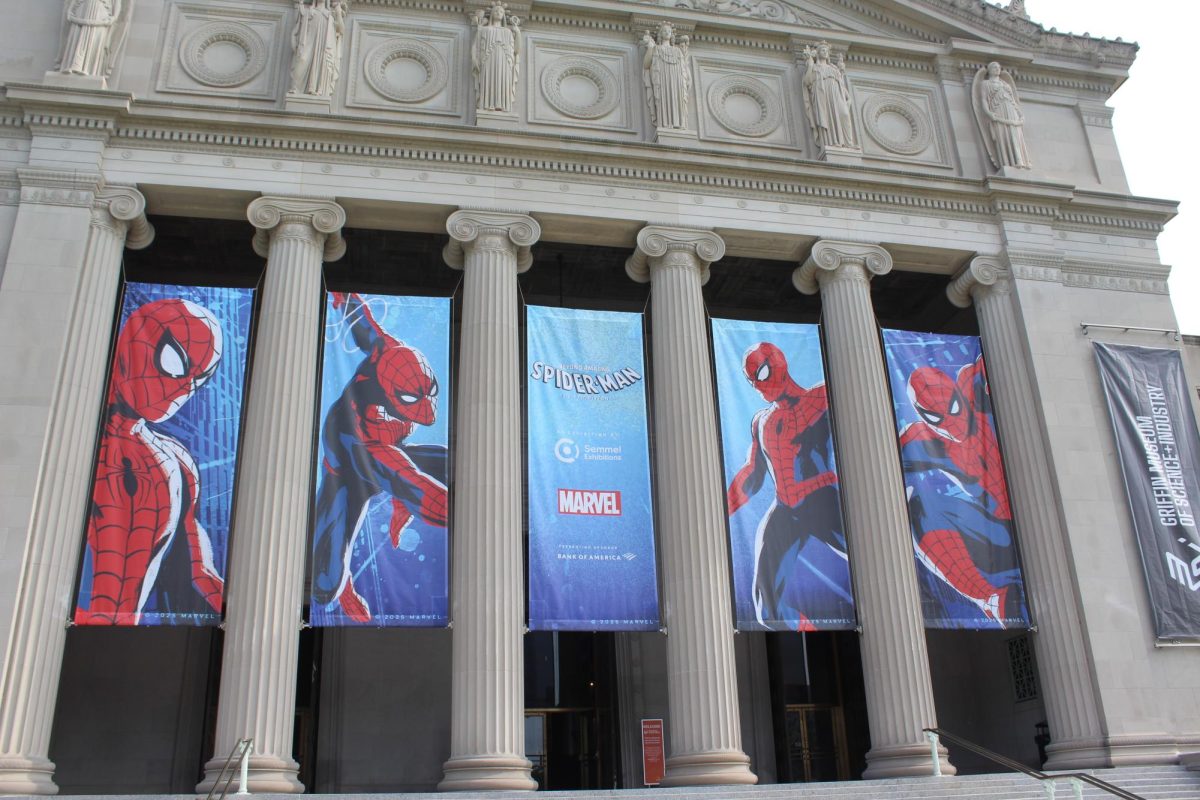 An interactive Spider-Man exhibit takes center stage at the Griffin Museum of Science and Industry in Chicago.