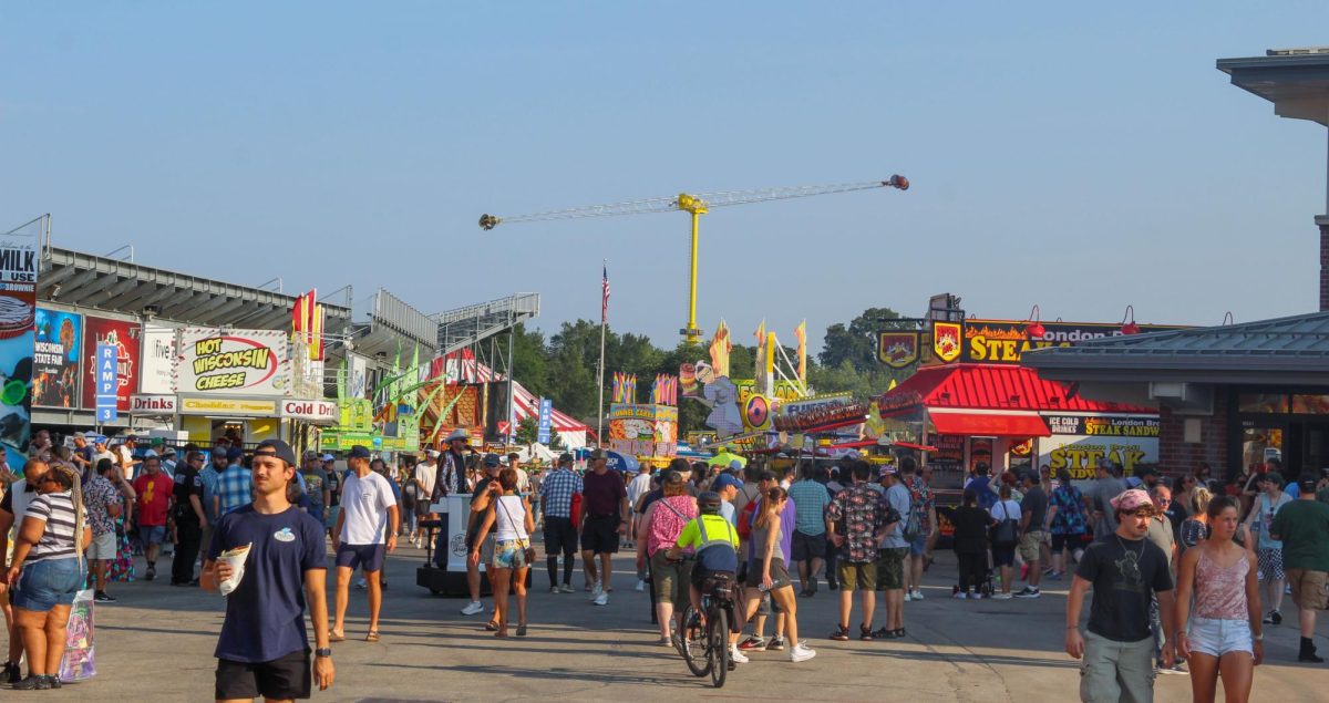 People gather at Wisconsin’s State Fair to experience exotic foods, rides, entertainment, live music and so much more.