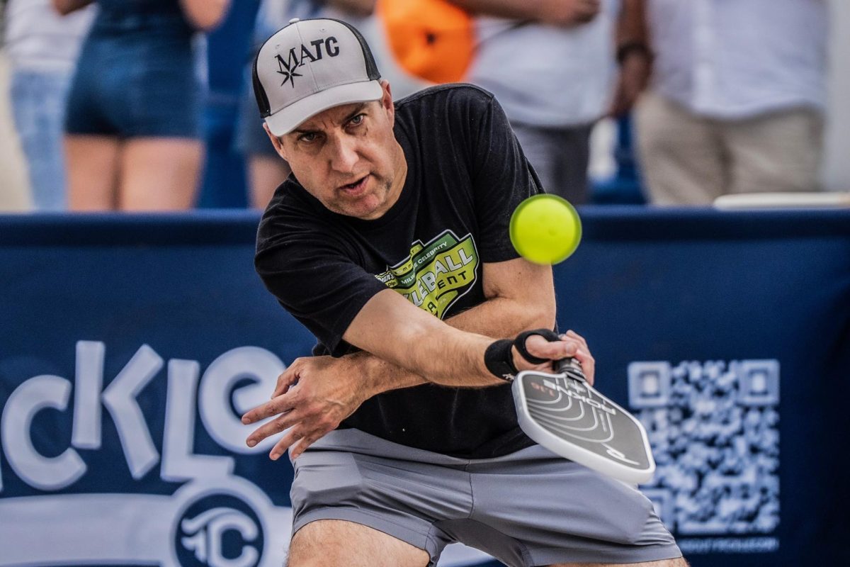 MATC President Anthony Cruz at a local pickleball court. (Photo provided by Cruz.)