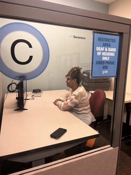 Channetta Winfield is an American Sign Language (ASL) tutor and a student in the Culinary Arts Program.