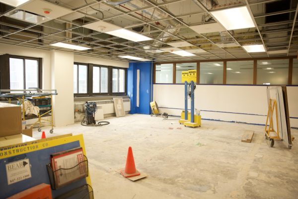 MATC’s new Athletic space under construction at the Downtown Campus on September 4, 2025. 