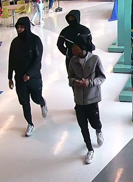 Photo of three individuals that prompted  a lockdown at MATC's Downtown Campus.