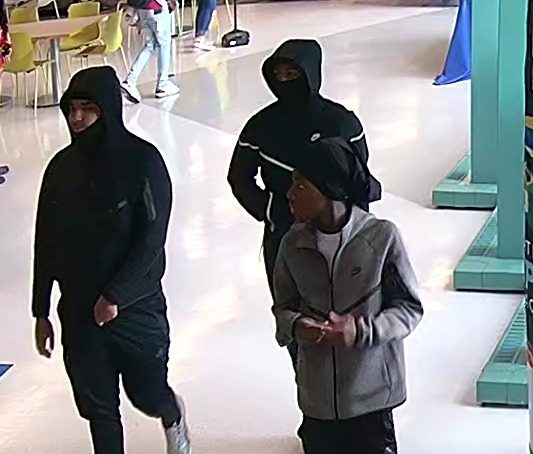 Photo of three individuals that prompted  a lockdown at MATC's Downtown Campus.