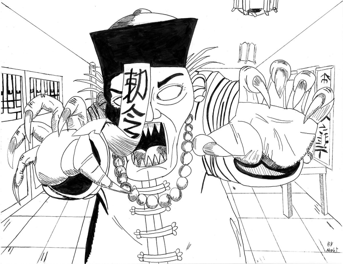 Jiangshi illustration created by Sr. Illustrator Noah Thomson.