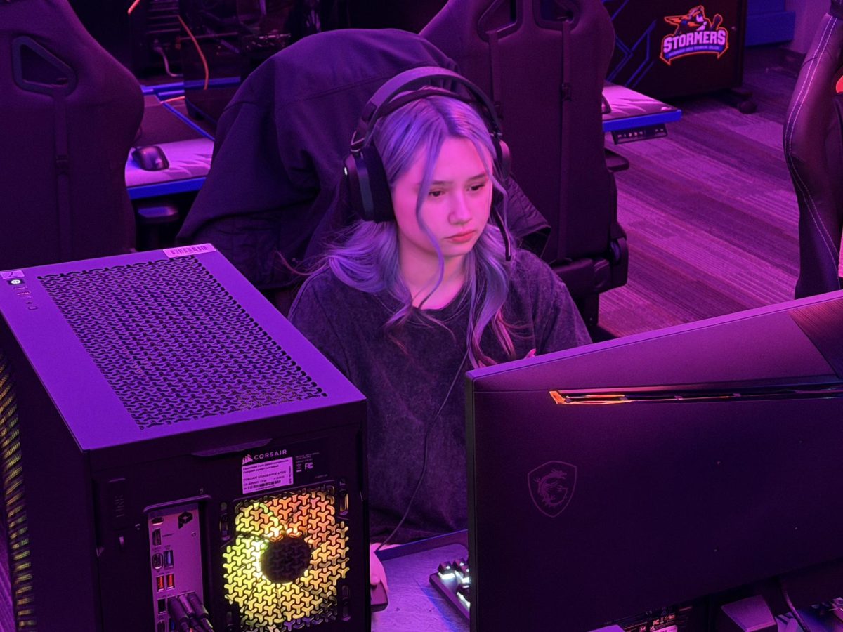 Attalie Hord playing Overlord on MATC's Esports team. Photo provided by MATC Athletics.