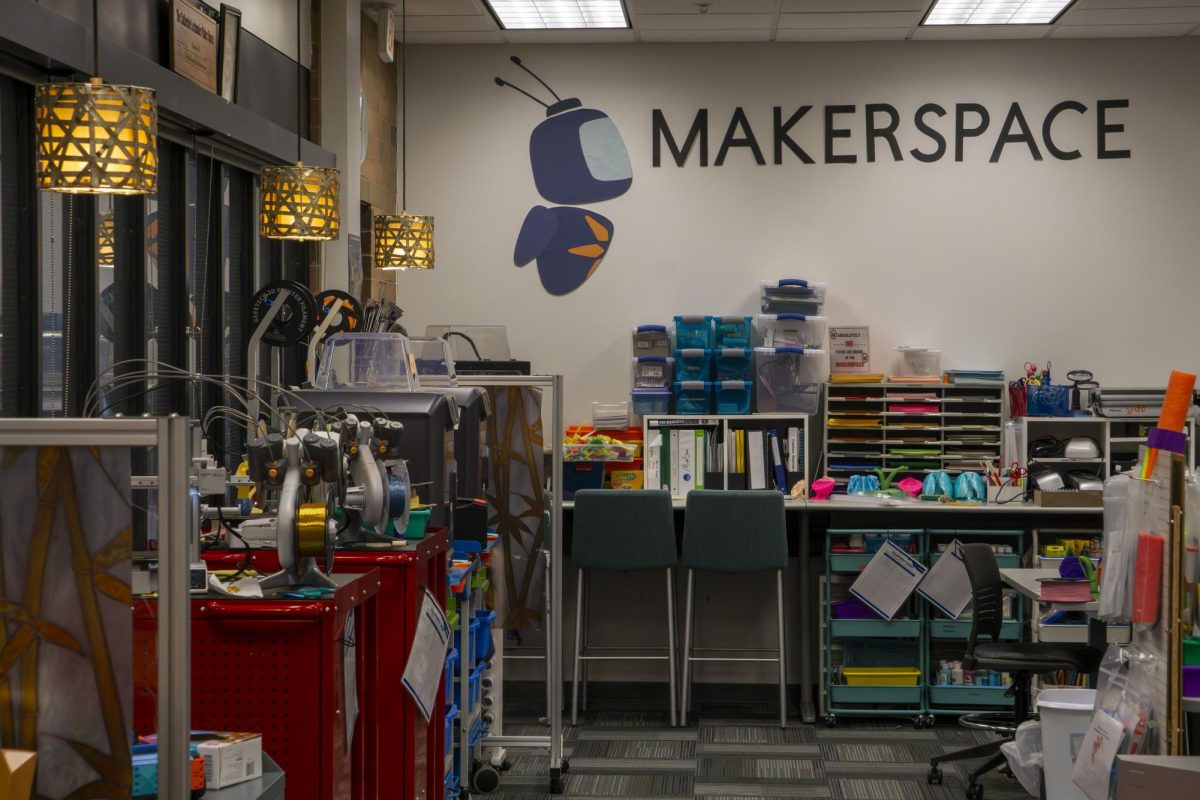 View of the Catherine Lechmaier Makerspace located in the library of MATC’s Oak Creek Campus.