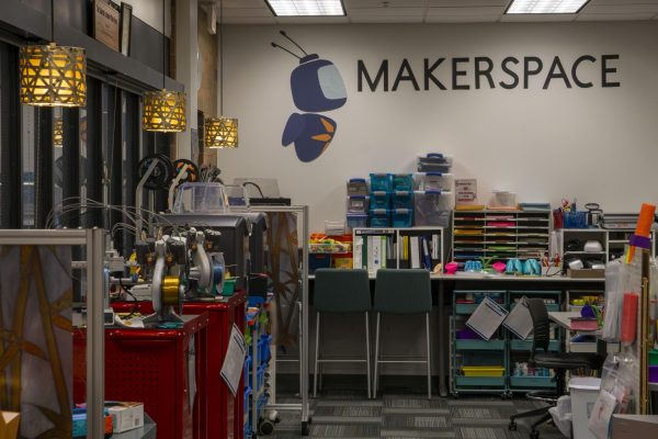 View of the Catherine Lechmaier Makerspace located in the library of MATC’s Oak Creek Campus.
