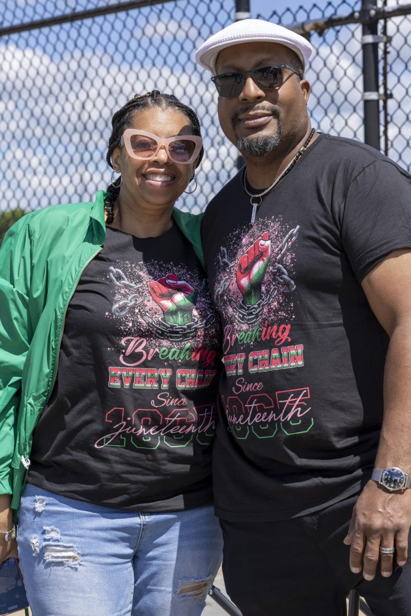 2026 Juneteenth Jubilee Parade viewers pose for a photo