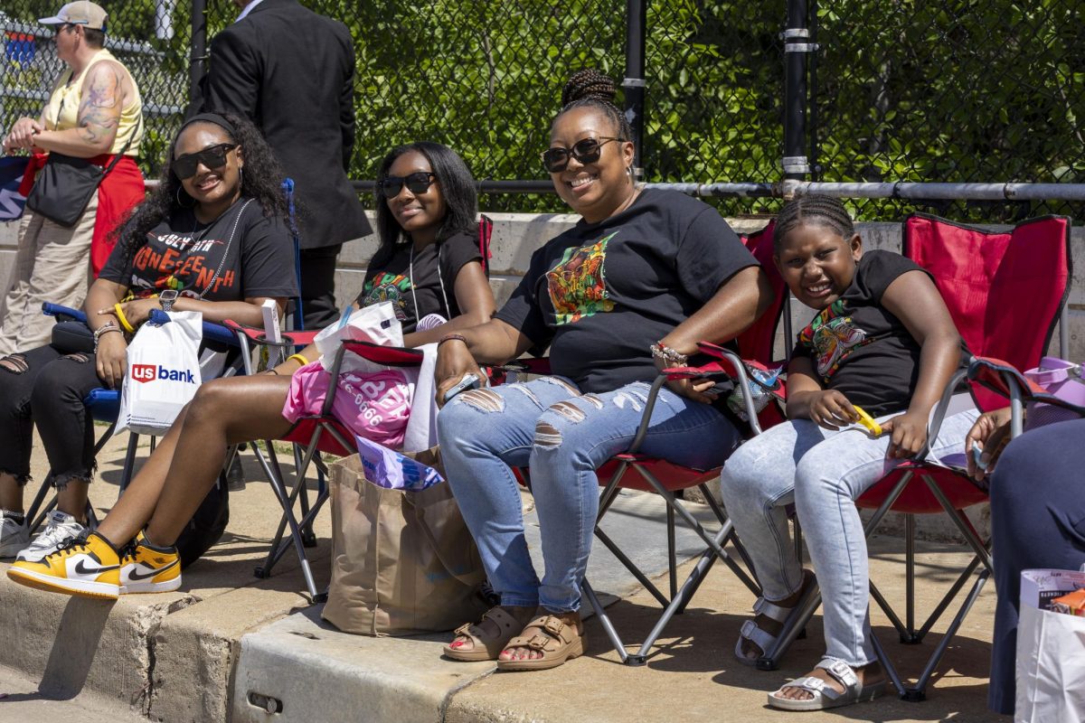 2026 Juneteenth Jubilee Parade viewers pose for a photo