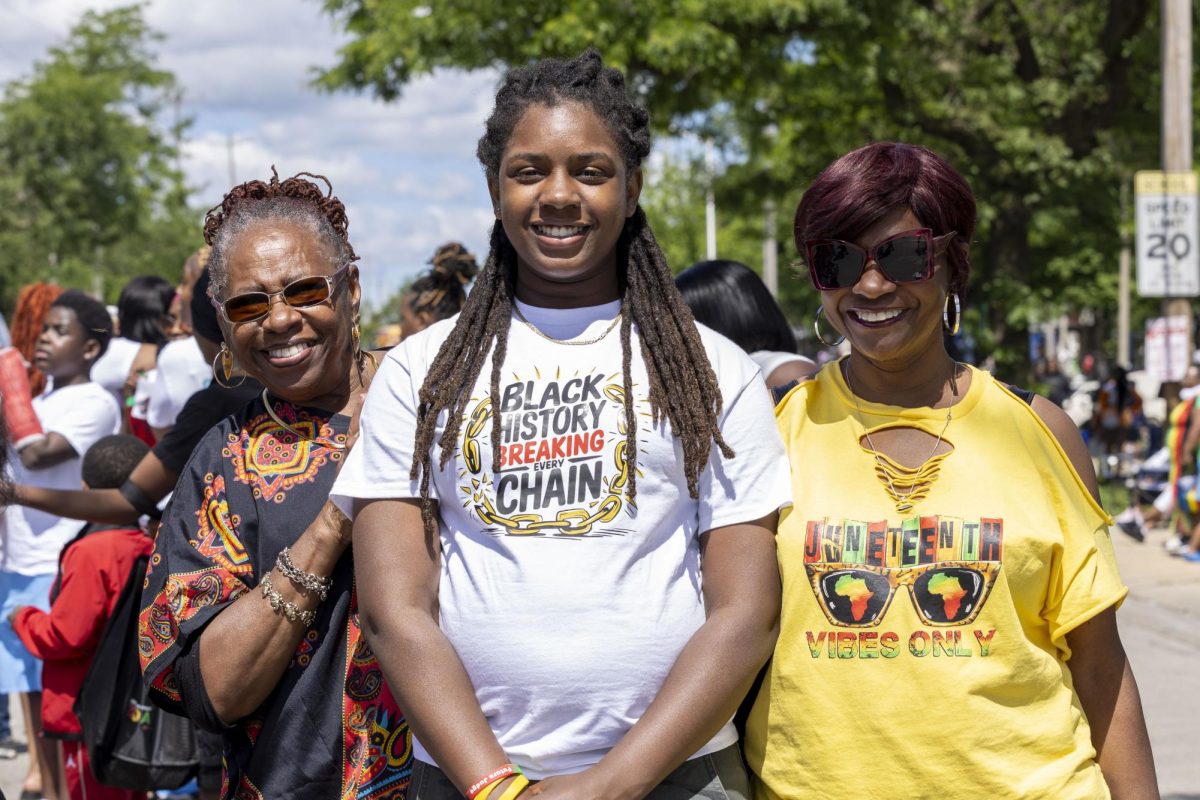 2026 Juneteenth Jubilee Parade viewers pose for a photo