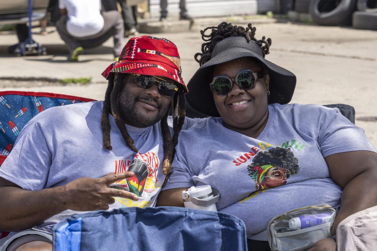 2026 Juneteenth Jubilee Parade viewers pose for a photo