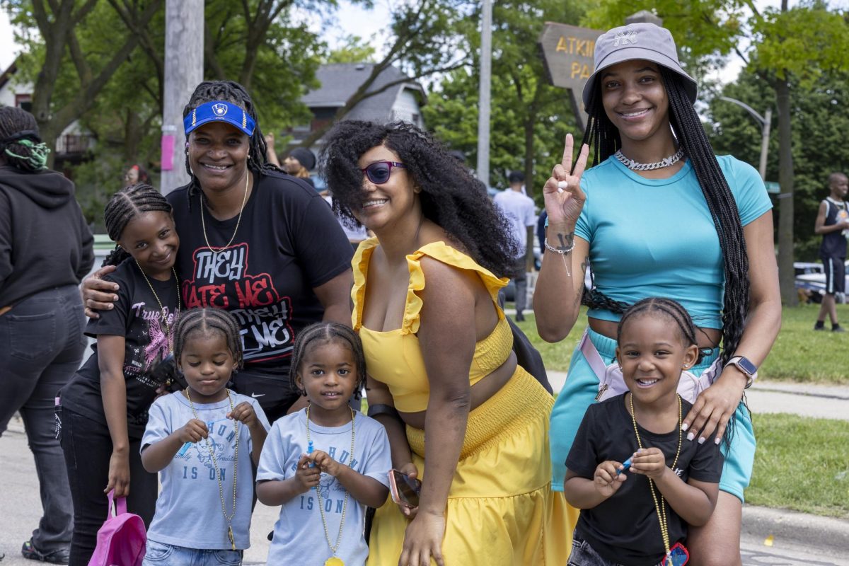 2026 Juneteenth Jubilee Parade viewers pose for a photo