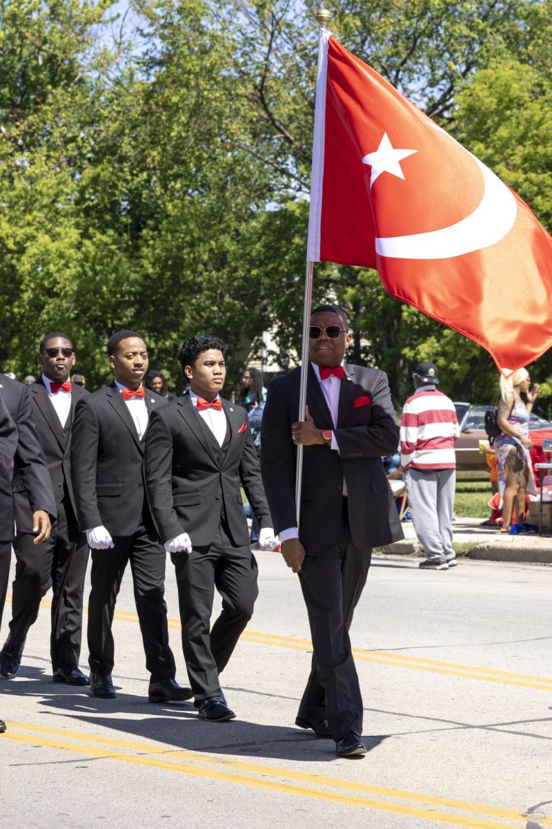 Members of the Nation of Islam march in the 2026 Juneteenth Jubilee Parade 