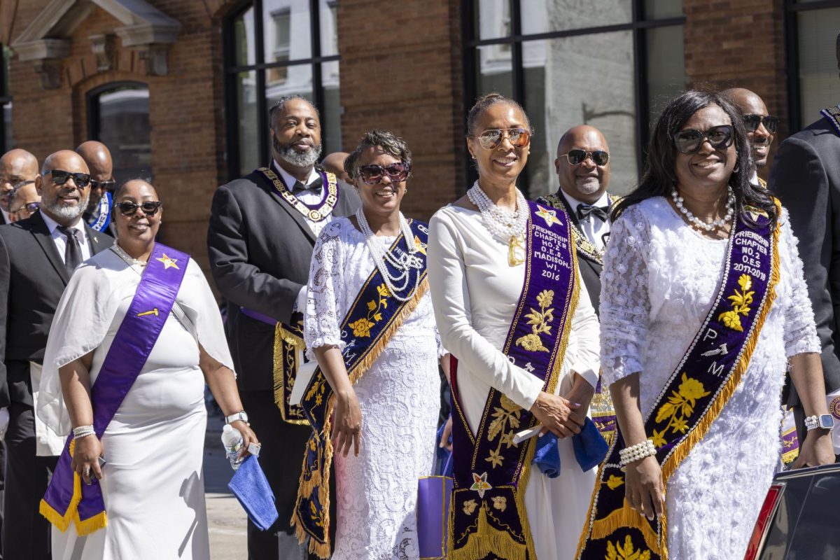 Members of the Order of the Eastern Star and Prince Hall Free and Accepted Masons participate in the 2026 Juneteenth Jubilee Parade 