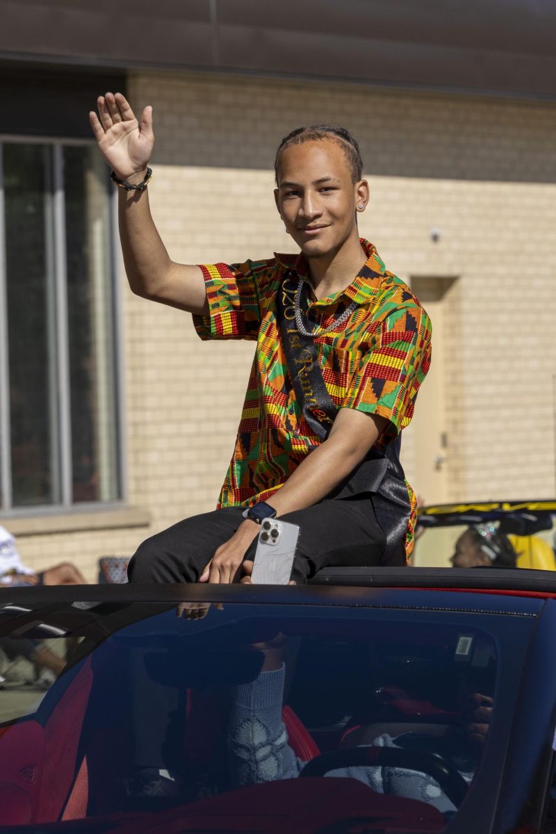 Juneteenth pageant winner helps lead the parade 