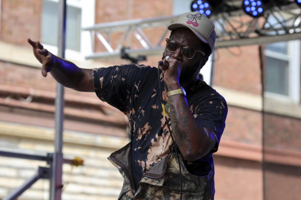 Milwaukee Rapper BLAX performs a set at the 2026 Summer Solstice Music Festival 